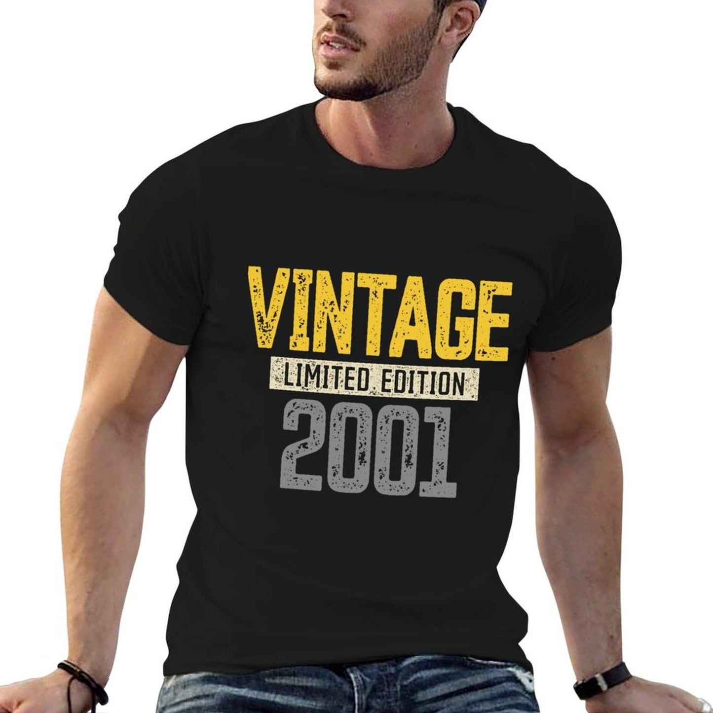 21st Birthdays Men Women Vintage 2001 21st Birthday  Quick-drying T-Shirt