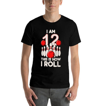 12 Year Old Bowling Party 12th Birthday Is How I Roll  Breathable T-Shirt