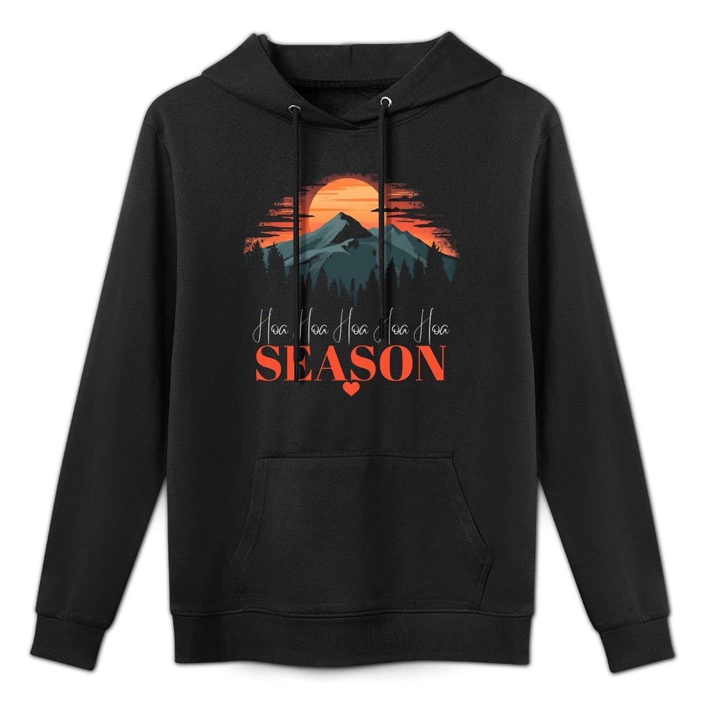 Hoa Hoa Hoa Hoa Hoa Cozy Season Twilight Lover Pine Forest Shrink-Resistant Hoodie