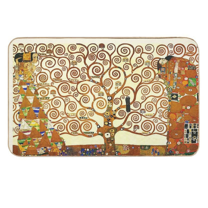 HD The Tree of Life, 1905 by Gustav Klimt - HIGH DEFINITION  Anti-Trip Bath Mat