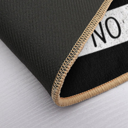 No Feet  Dirt-Trapping Bath Mat