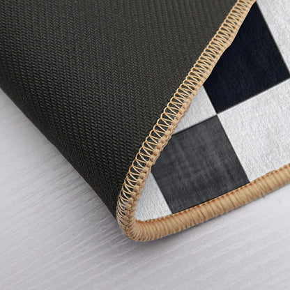 Ska Gingham  Easy Maintenance Bath Mat