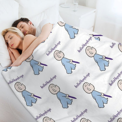 Harold And The Purple Crayon Shrink-resistant Throw Blanket