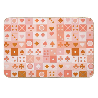 Fun Game Night  Fade-Resistant Bath Mat