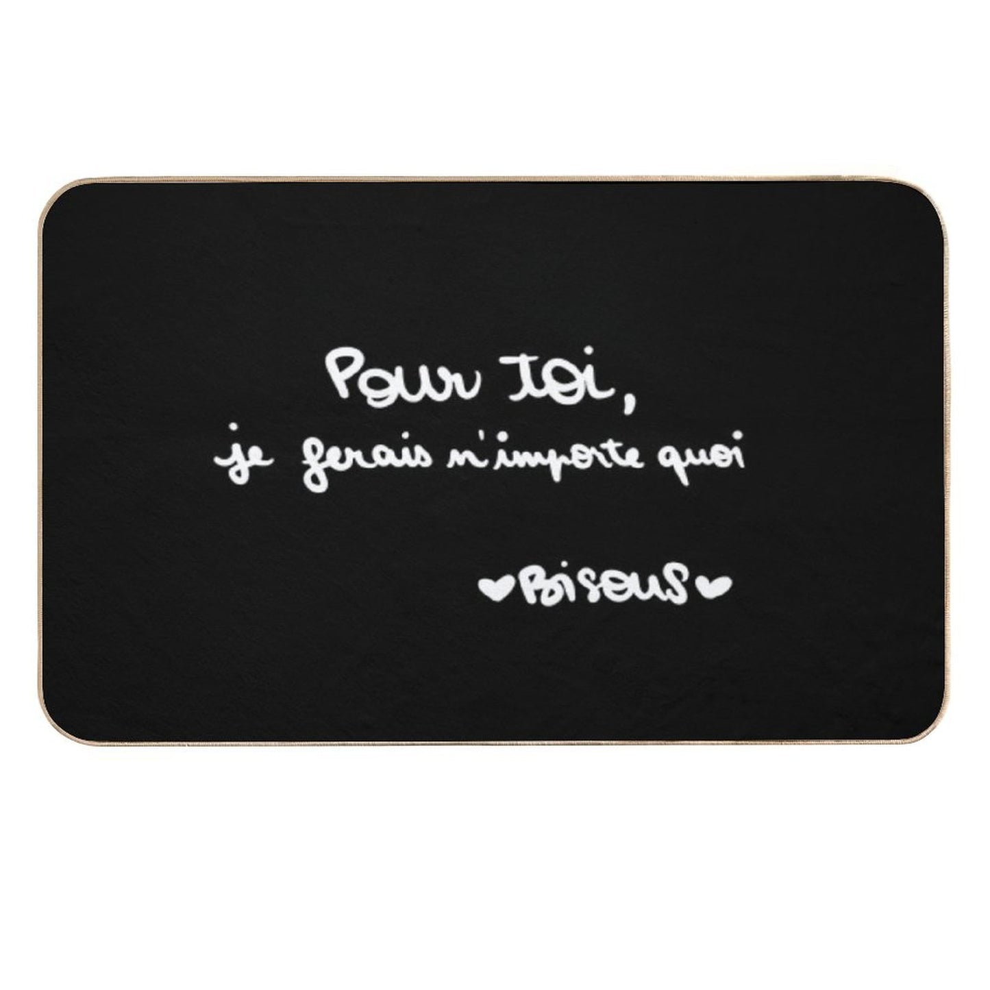 For You I Would Do Anything Kisses  High-Traffic Bath Mat