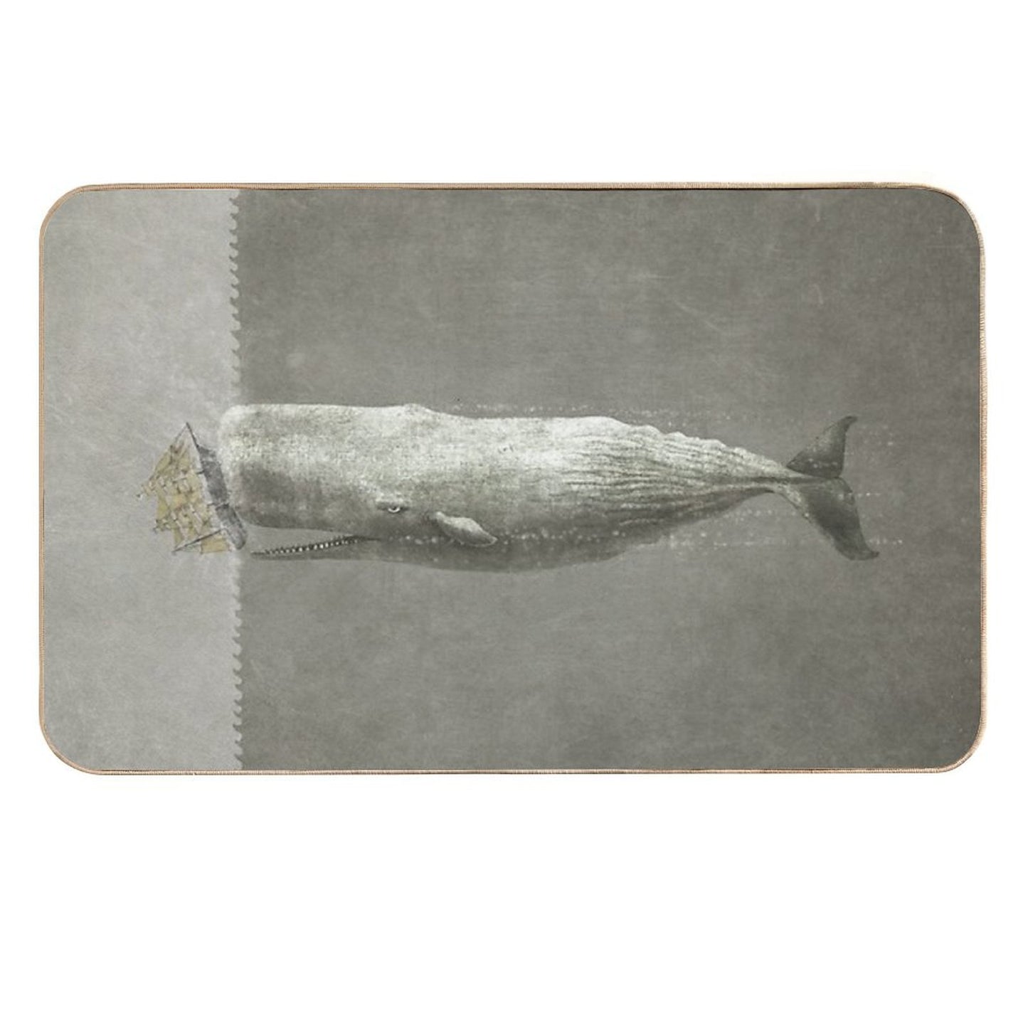 Revenge of The Whale Durable Bath Mat