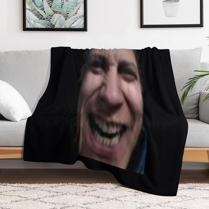 Cursed Vergil Throw Pillow Lightweight Throw Blanket
