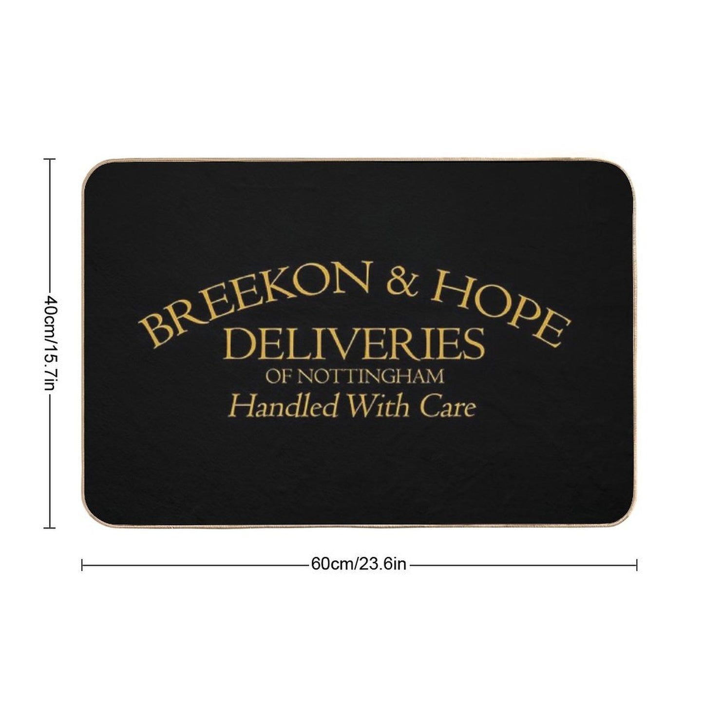 Breekon & Hope Deliveries  Fade-Resistant Bath Mat