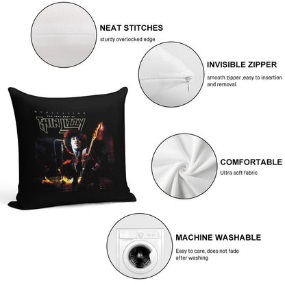 Best Seller - Thin Lizzy Merchandise Essential Soft Ultra-Soft Texture Throw Pillow