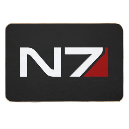 N7 Emblem, Mass Effect  Non-Slip Bath Mat