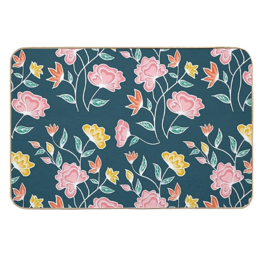 Villa Florals  Absorbent Bath Mat