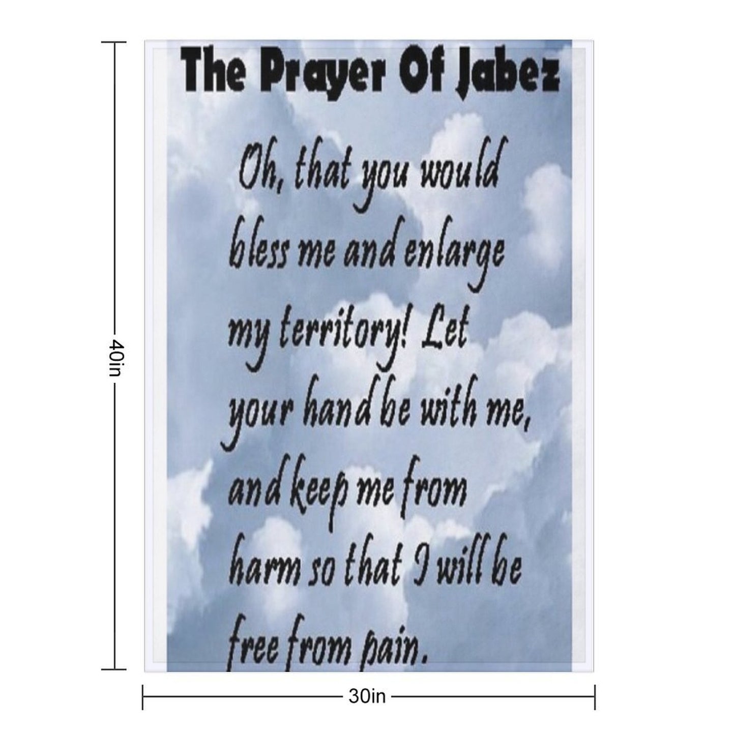 The Prayer of Jabez Versatility Throw Blanket