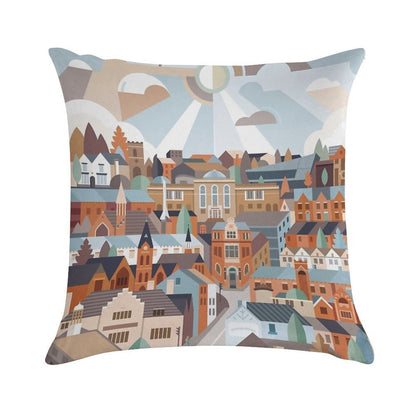 Harborne Soft Short Plush Fabric Throw Pillow