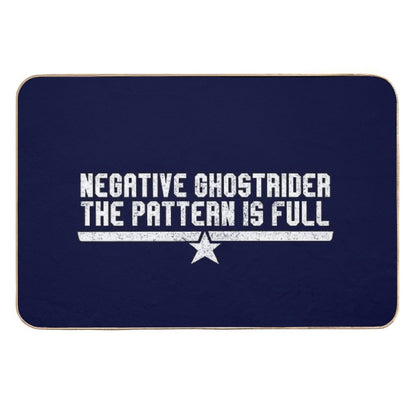 Negative Ghostrider The Pattern Is Full Durable Bath Mat