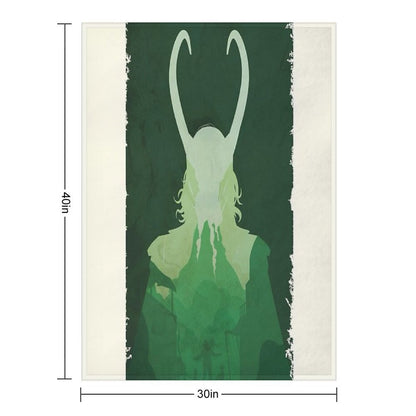 Loki Poster Lightweight Throw Blanket
