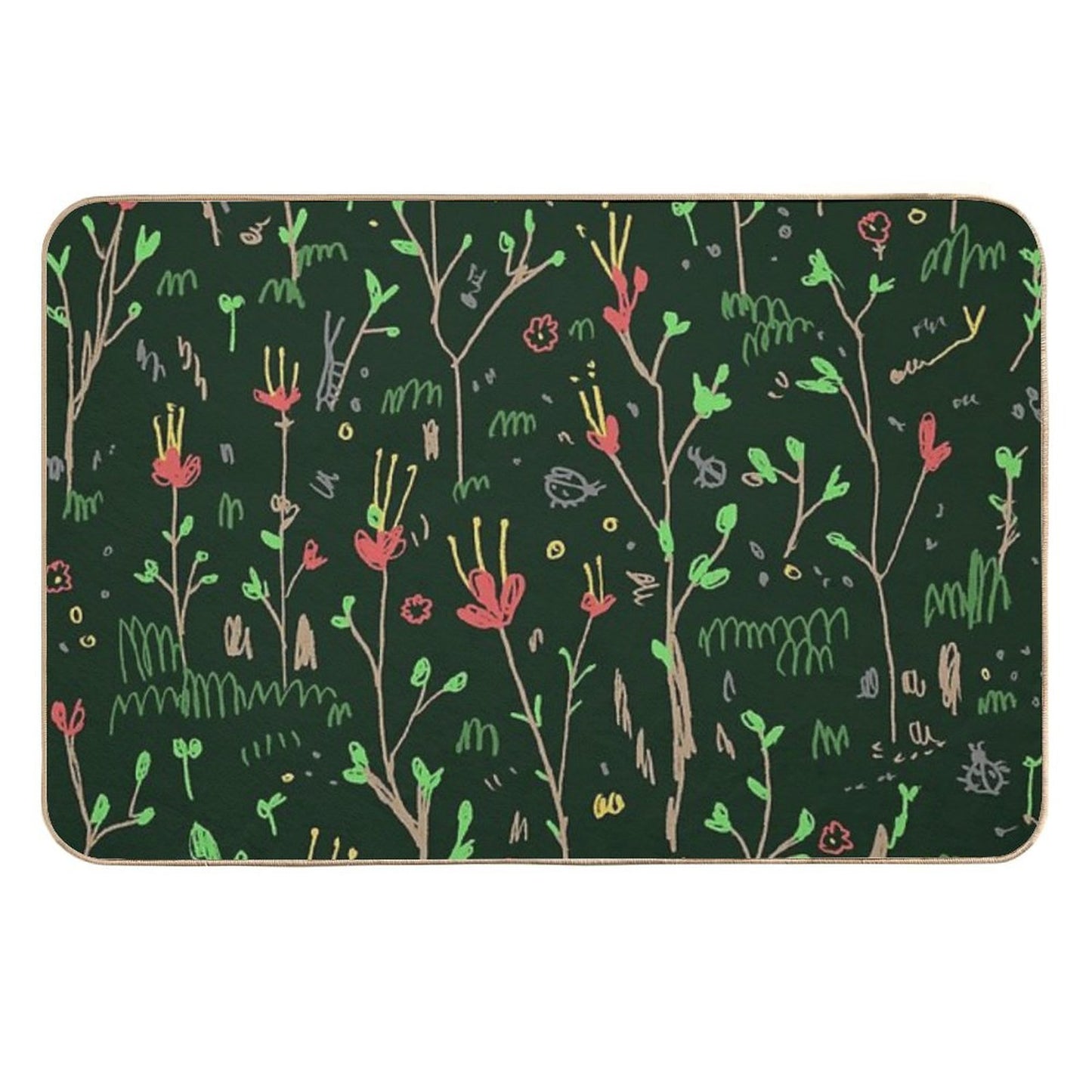 Woodland Floor  Rapid-Drying Bath Mat