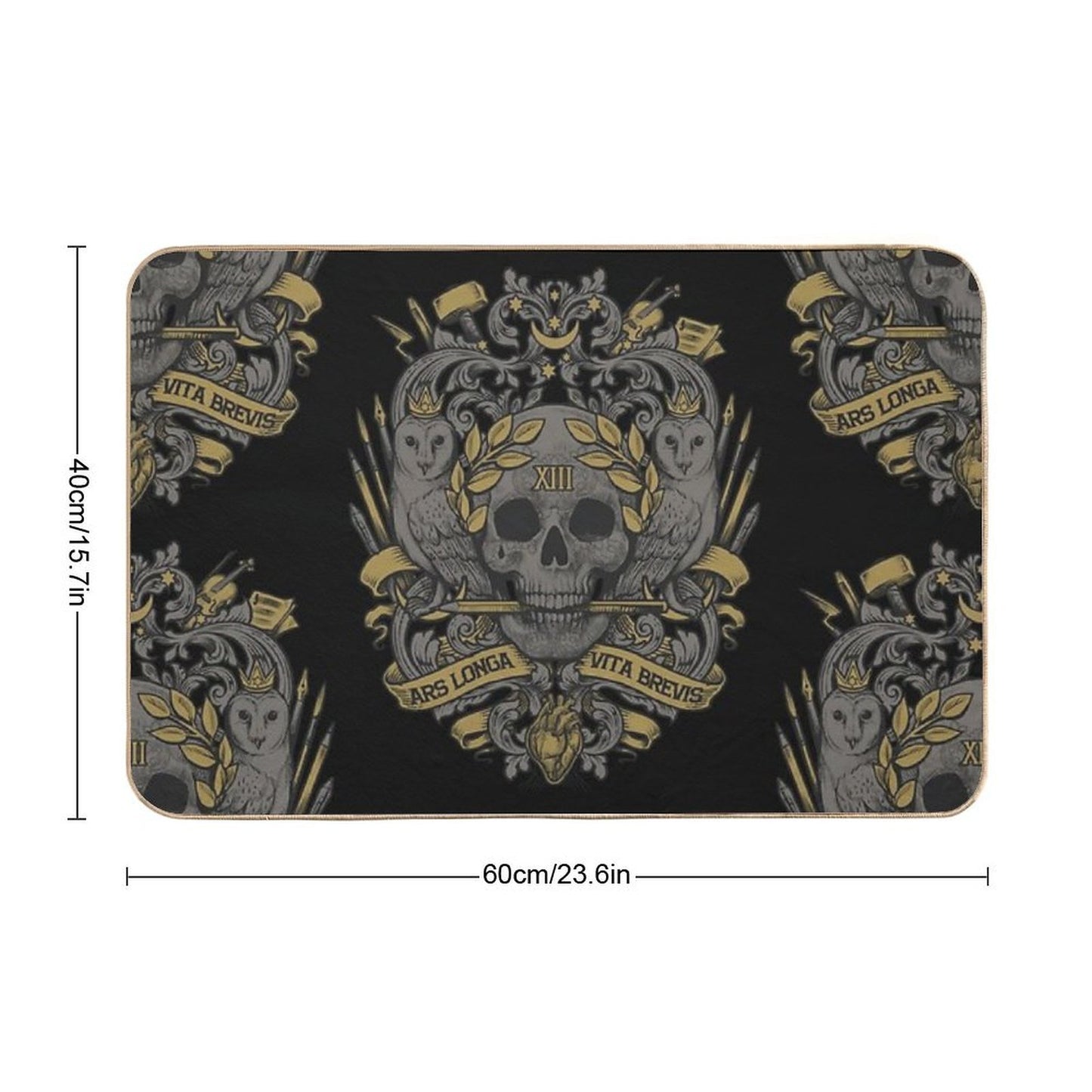 ARS LONGA, VITA BREVIS  High-Traffic Bath Mat