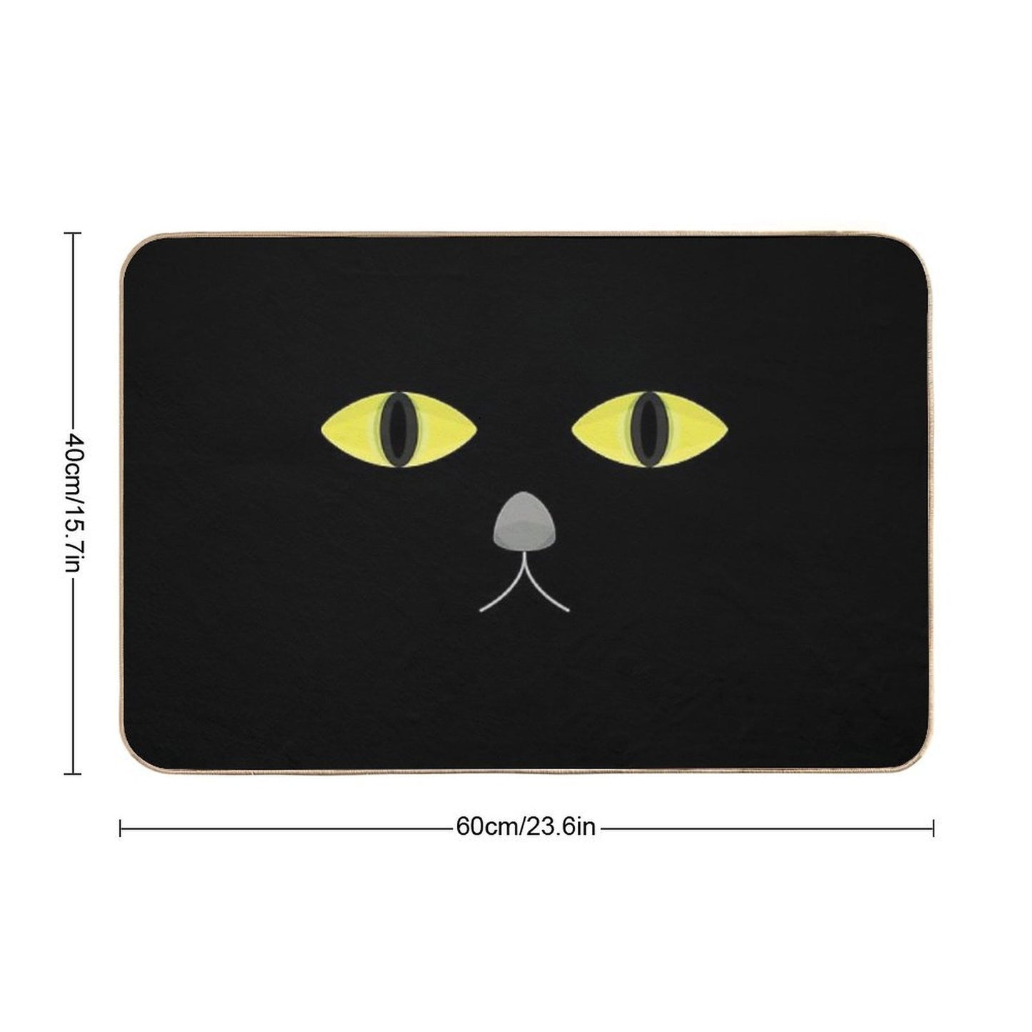 Eye Cat  Toxin-Free Bath Mat