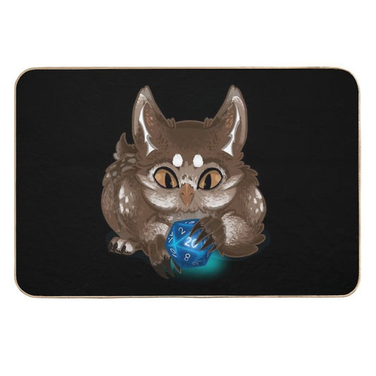 Owlbear Cub  Dirt-Trapping Bath Mat