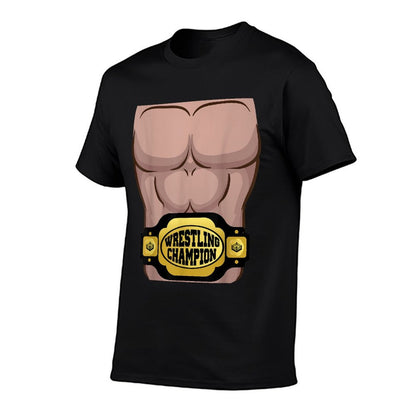 Champion Belt Wrestler Costume Halloween Kids Adult  Graphic-printed T-Shirt