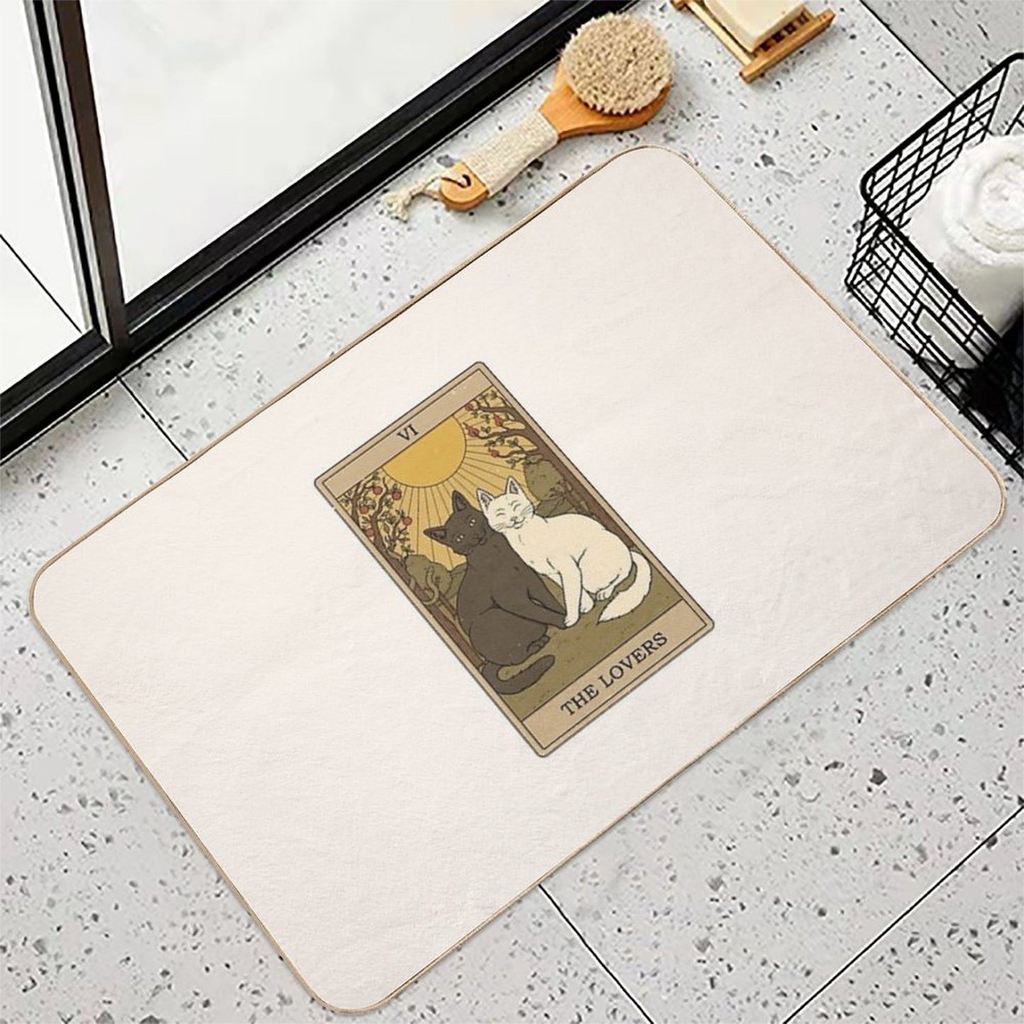The Lovers  Slip-Resistant Bath Mat