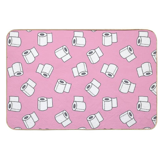Doodle Pattern. Toilet Paper  Long-Lasting Bath Mat