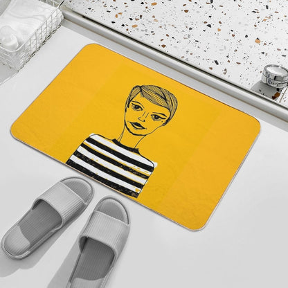 Jean Seberg  Odorless Bath Mat