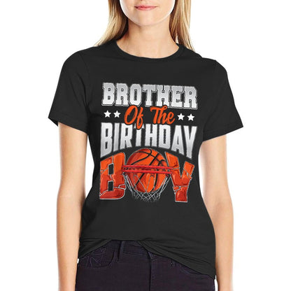 Brother Basketball Birthday Boy Family Baller B-day Party  Affordable Price T-Shirt
