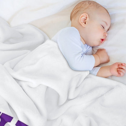 Amherst - Serif Font Curved Travel-friendly Throw Blanket