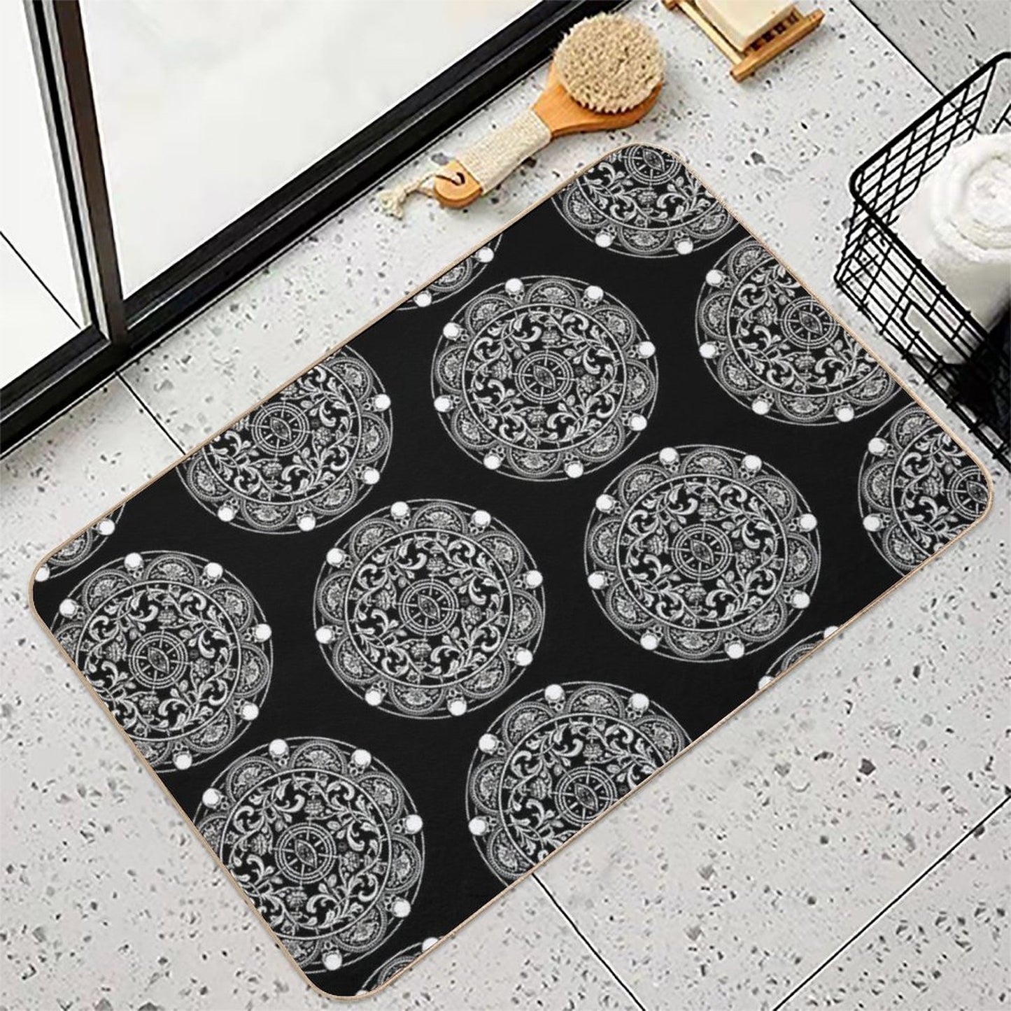 EP.  HYPNOTICSKULL III  Dirt-Trapping Bath Mat