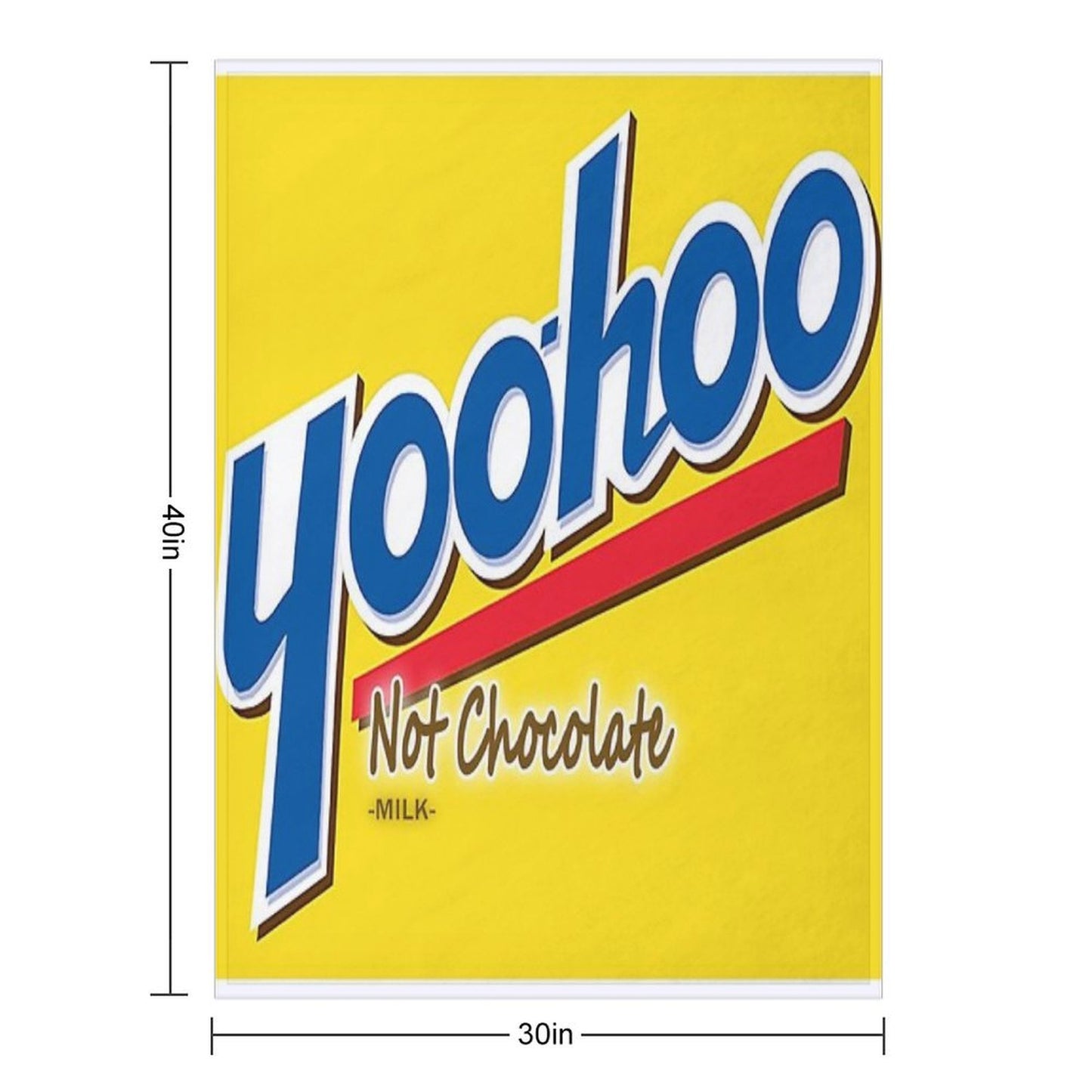Yoo-hoo Is Not Chocolate Milk Versatility Throw Blanket