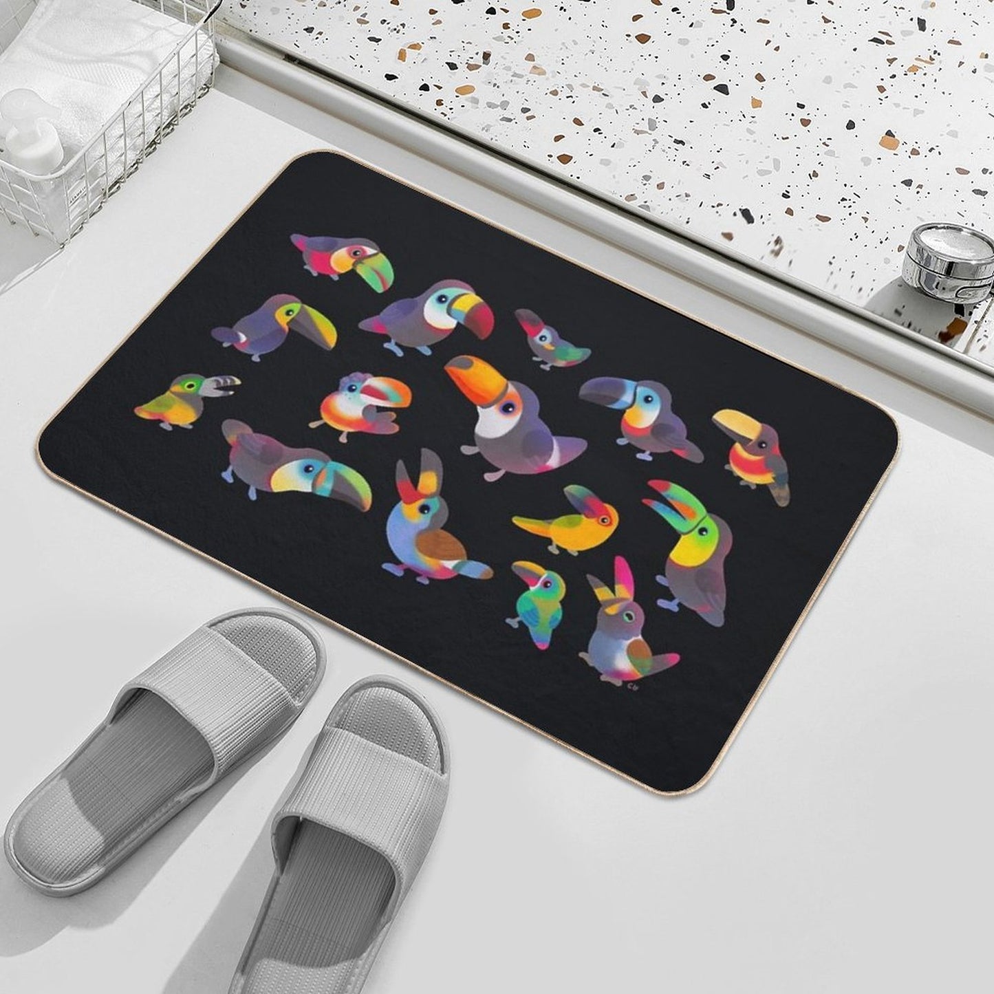Toucan  Odorless Bath Mat