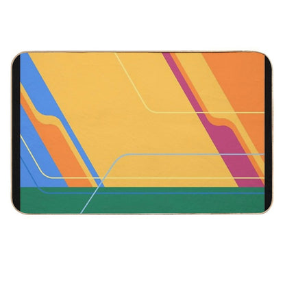 Carousel of Progress Wall  Easy To Clean Bath Mat