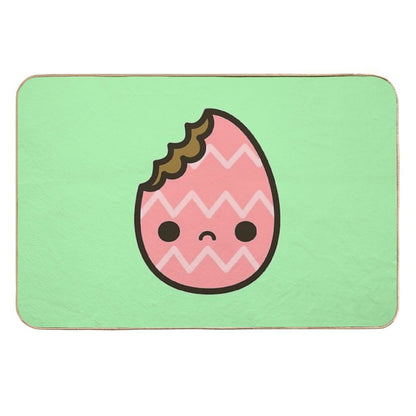Sad Easter Egg  Rapid-Drying Bath Mat