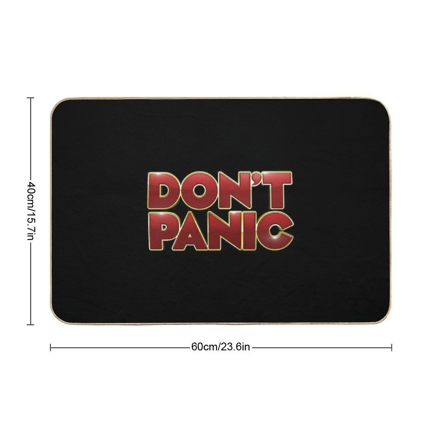 Don't Panic  Non-Slip Bath Mat