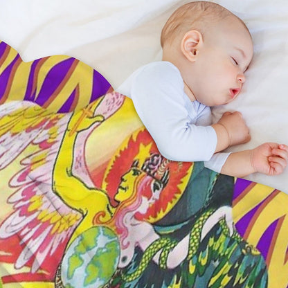Incredible String Band - Most Psychedelic Album Cover Ever Anti-pilling Throw Blanket
