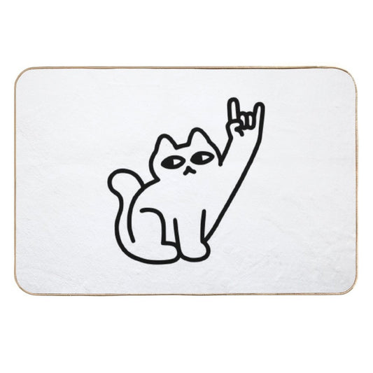 Cats Like Metal  Toxin-Free Bath Mat