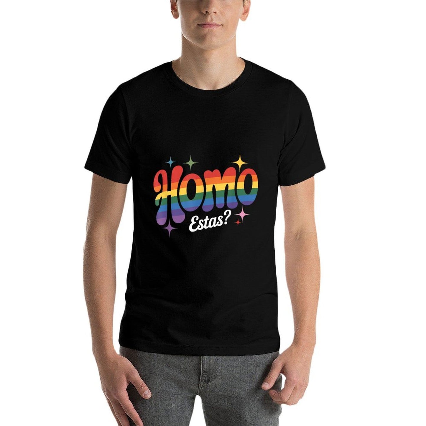 Homo Estas Spanish Mexican Gay Pride Ally LGBTQ Month  Affordable Price T-Shirt