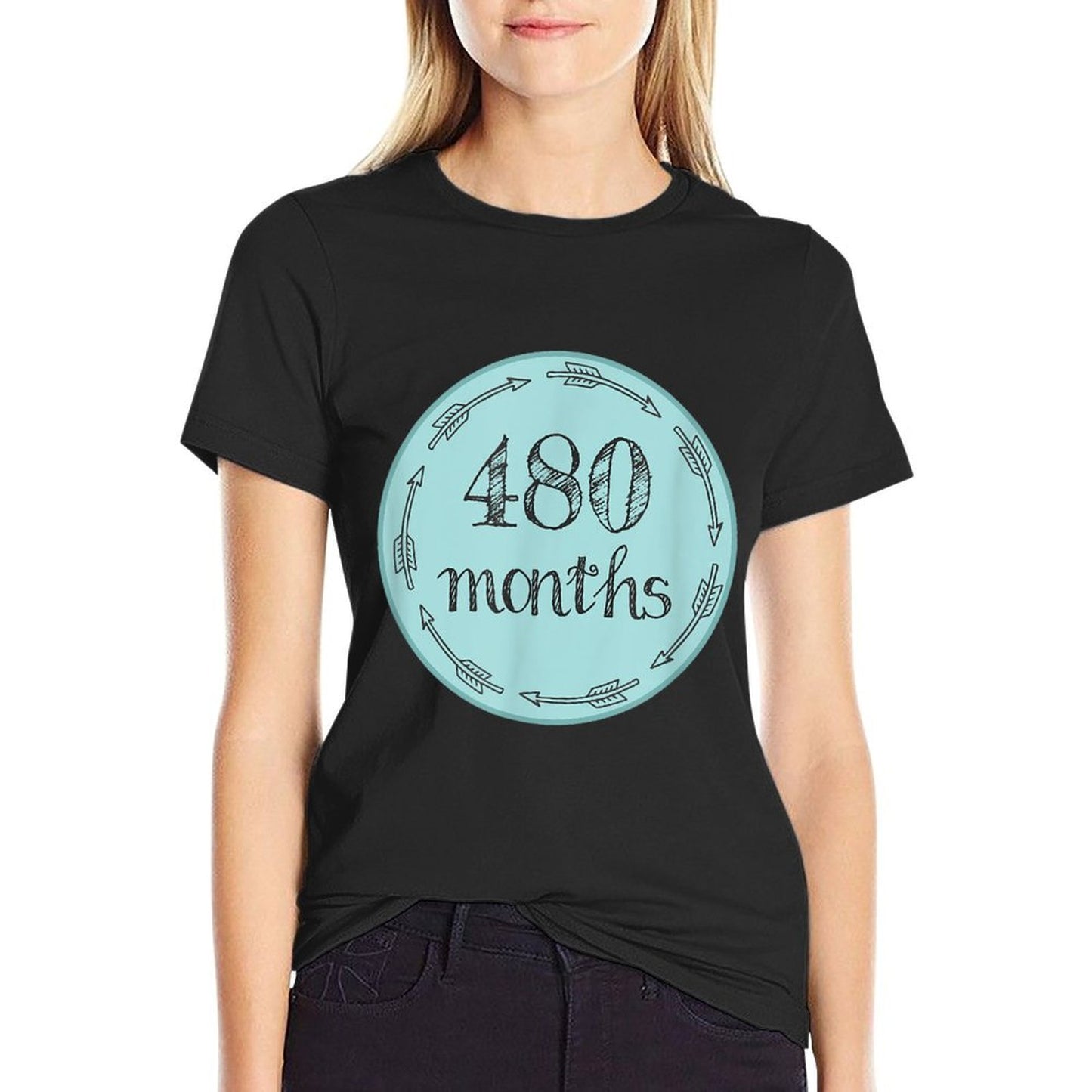 Funny 40th Birthday Milestone Belly Badge Gift  Quick-drying T-Shirt