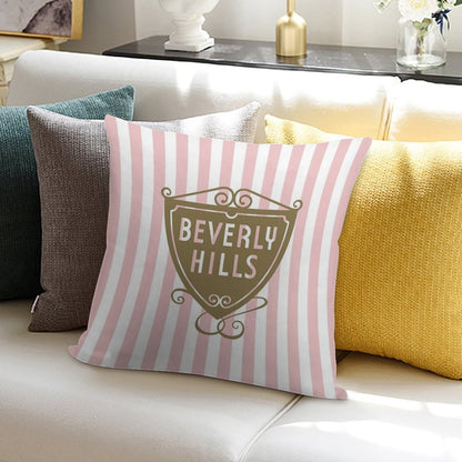 Beverly Hills Shield Soft Style Accent Throw Pillow
