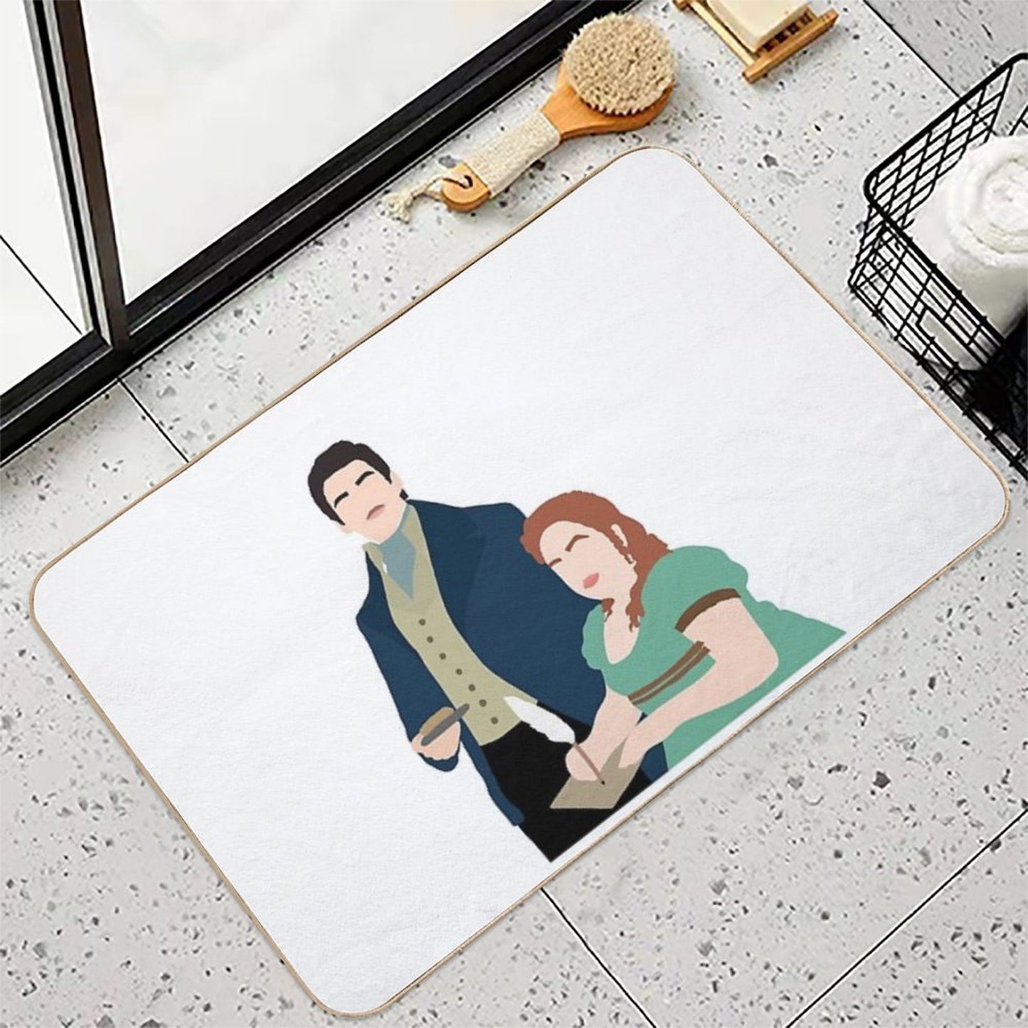 Bridgerton - Penelope And Colin  Odorless Bath Mat