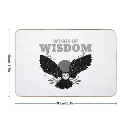 Wings of Wisdom  Absorbent Bath Mat