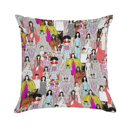 Bjork-A-thon Soft Luxury Feel Throw Pillow