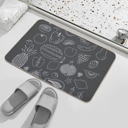 Fruity Drawings  Anti-Trip Bath Mat