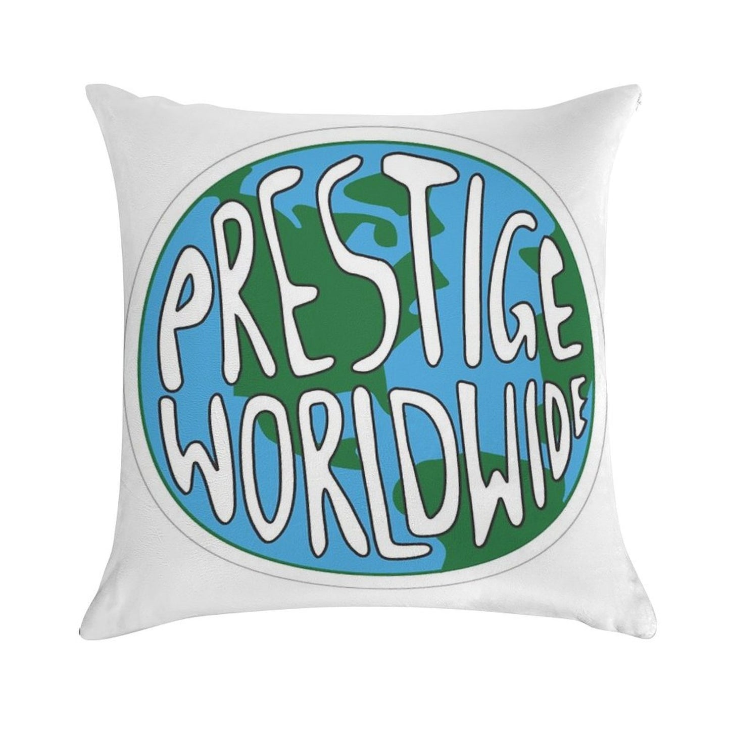 Prestige Wordwide Soft Hidden Zipper Throw Pillow