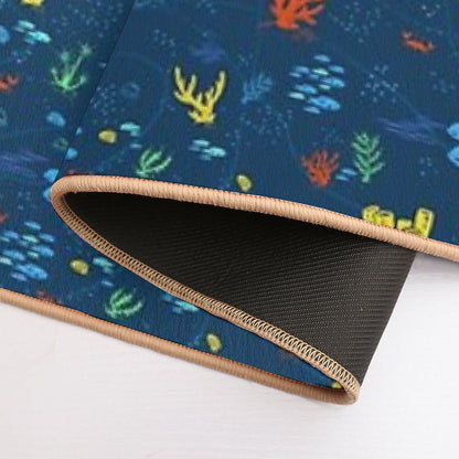 Deep Sea Rainbow  Rapid-Drying Bath Mat