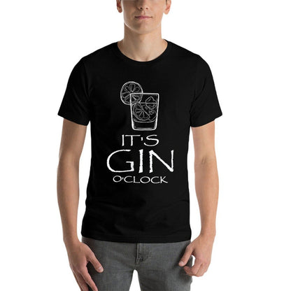 Funny Gin Tonic Saying Oh Its Gin OClock  Quick-drying T-Shirt
