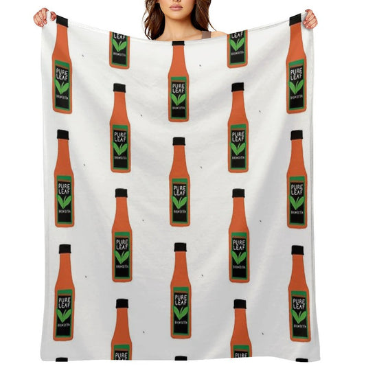 Pure Leaf Tea Plush Throw Blanket