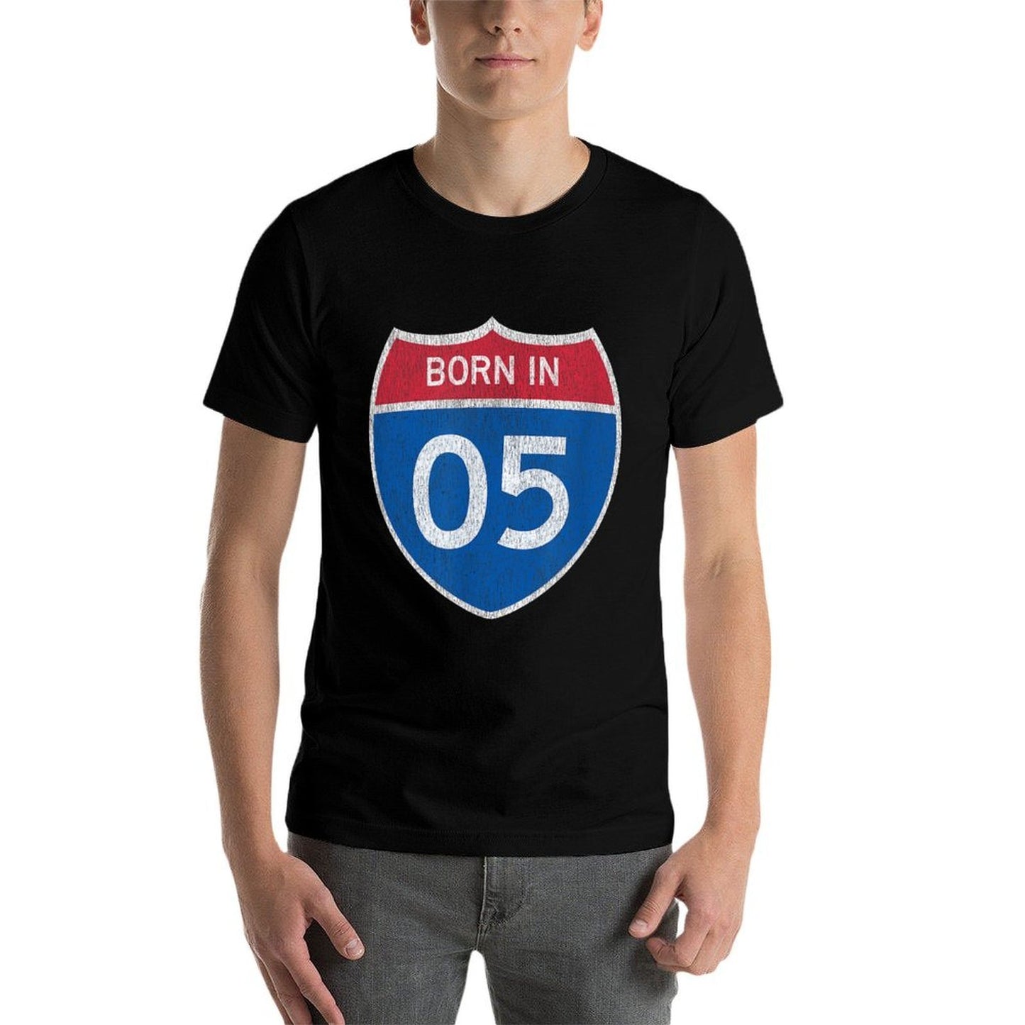 20 Year Old Classic Car Road Sign 20th Birthday  Affordable Price T-Shirt