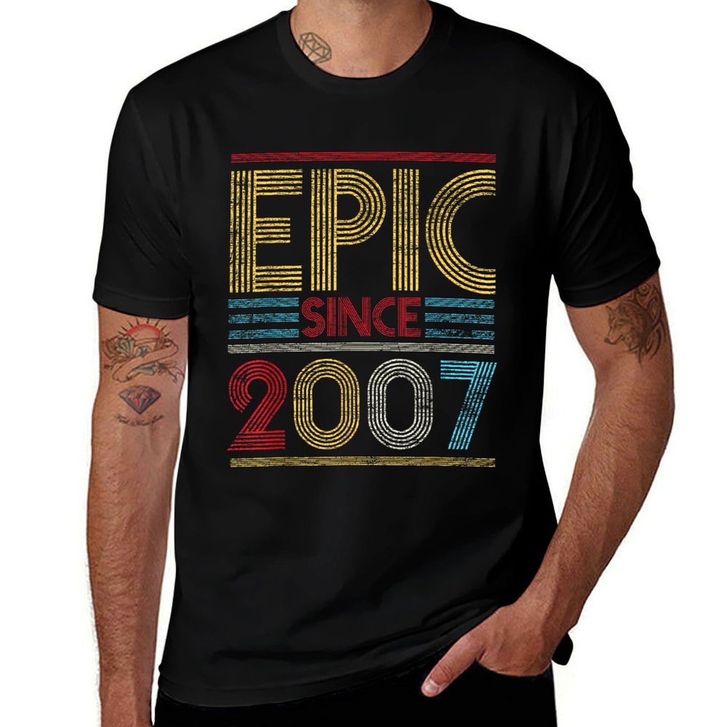 Epic Since 2007 Bday Gifts 15th Birthday  Odor-resistant T-Shirt